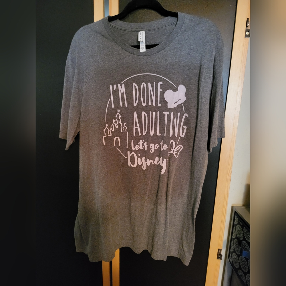 Custom Print Canvas Disney Short Sleeve Shirt